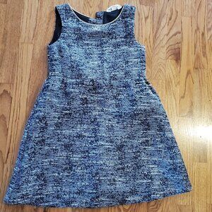 H&M tweed dress with gold accents - sz 7-8yr